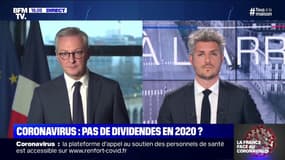 Chômage partiel: Bruno Le Maire appelle les entreprises "à faire preuve de la plus grande modération dans le versement des dividendes"