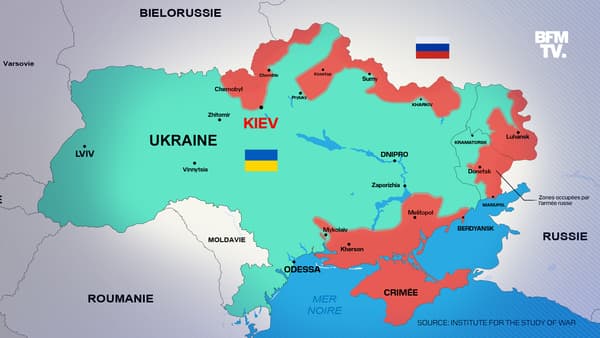 La situation en Ukraine au 27 février 2022.