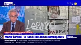Manifestations à Paris: le ras le bol des commerçants