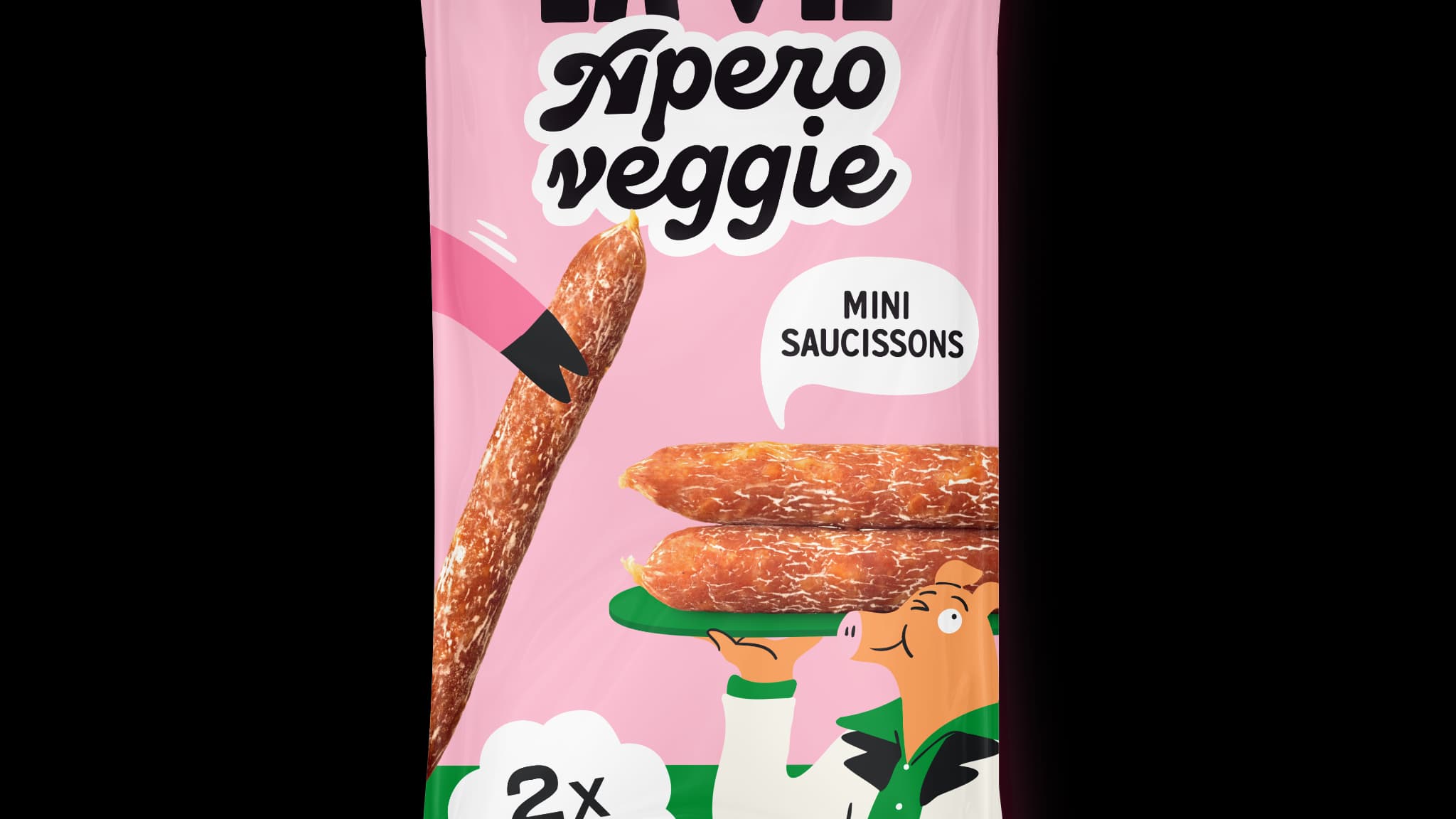 L'alternative végétale aux "mini-saucissons" développée par la marque française La Vie.