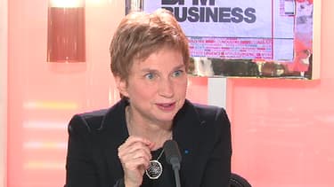 Laurence Parisot sur le plateau du Grand Journal d'Hedwige Chevrillon