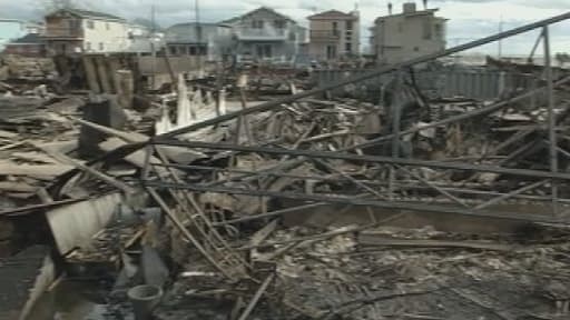 Le quartier de Breezy Point a été dévasté par le cyclone Sandy.