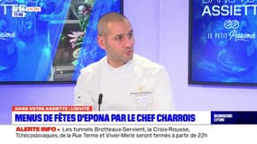 Dans votre assiette du jeudi 21 décembre - Menus de fêtes d'Epona par le chef Charrois