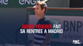 Roger Federer fait sa rentrée à Madrid