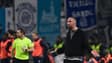 L'entraîneur du Havre Didier Digard au Vélodrome, 18 octobre 2025