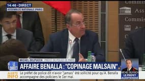 Affaire Benalla: "Mes services travaillent avec les interlocuteurs qu'on leur donne (...) donc mes services travaillaient avec M.Benalla", dit Michel Delpuech