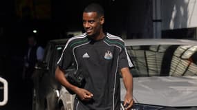 Alexander Isak arrive à St James' Park, 11 mai 2025