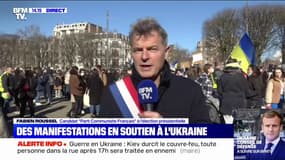 Fabien Roussel (PCF): "On est très nombreux à manifester notre solidarité au peuple ukrainien"