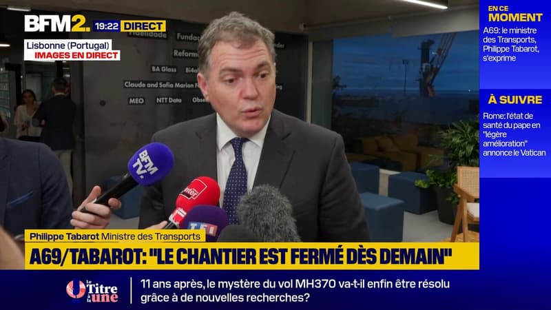 Suspension du chantier de l'A69: 