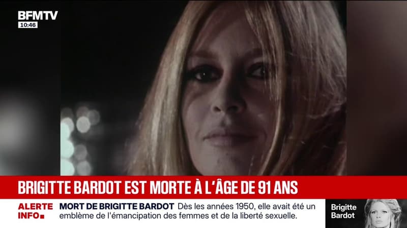Brigitte Bardot est morte à l'âge de 91 ans