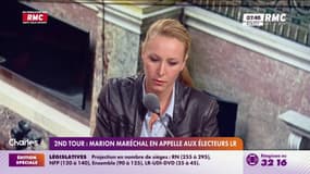 "Je les invite à se désister" : Marion Maréchal appelle les candidats LR à se désister au second tour des élections législatives
