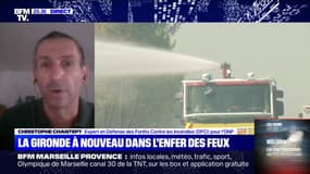 Christophe Chantepy (ONF) sur l'incendie en Gironde: "Dans certaines situations, les pompiers sont face à des flammes de 60 mètres"