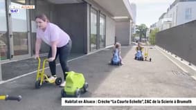 Habitat en Alsace : Prévention chantier à l'école Edouard Branly, Cité Lauth à Strasbourg