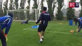 La technique d'entraînement originale des gardiens de Bologne 