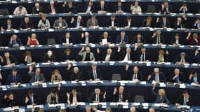 Image d'illustration du parlement européen lors de la 8ème législature (2014-219)