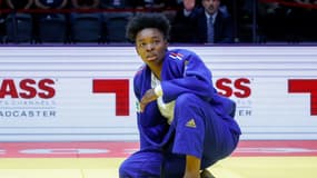 Audrey Tcheuméo après sa finale des Mondiaux de judo, 12 mai 2023