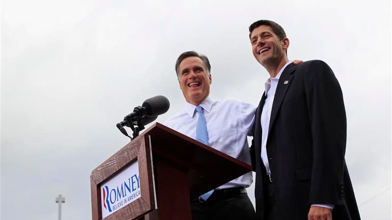 Tout était bien rôdé pour l'annonce du futur colistier de Mitt Romney pour l'élection présidentielle du 6 novembre jusqu'à ce que le candidat républicain fasse une gaffe en présentant Paul Ryan comme "le prochain président des Etats-Unis". /Photo prise le