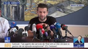 Franky Zapata explique comment il est tombé à l'eau alors qu'il tentait de traverser la Manche sur son Flyboard