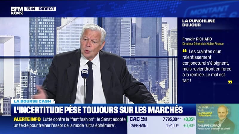 La bourse cash : « Les craintes d'un ralentissement conjoncturel s'éloignent, mais reviendront en force à la rentrée. Le mal est fait ! » - 10/06