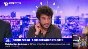 Sainte-Soline: "On entendait des grenades toutes les deux secondes", témoigne Angy Louatah, reporter BFMTV