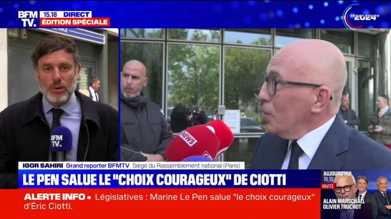 Proposition d'alliance LR/RN: Marine Le Pen salue 
