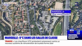 Marseille: des cours en distanciel pour des collégiens en raison d'un froid glacial dans les salles