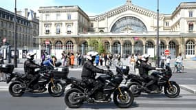 Des membres de la Brav-M, unités de police motorisées