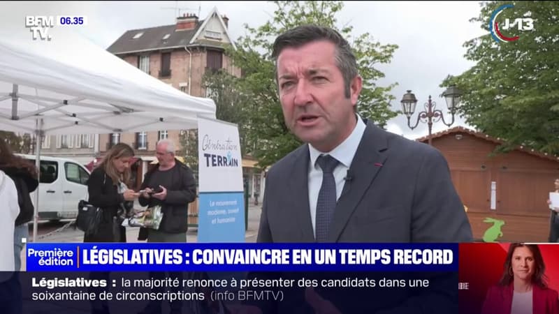 Législatives: le combat du député Renaissance Karl Olive dans sa circonscription des Yvelines