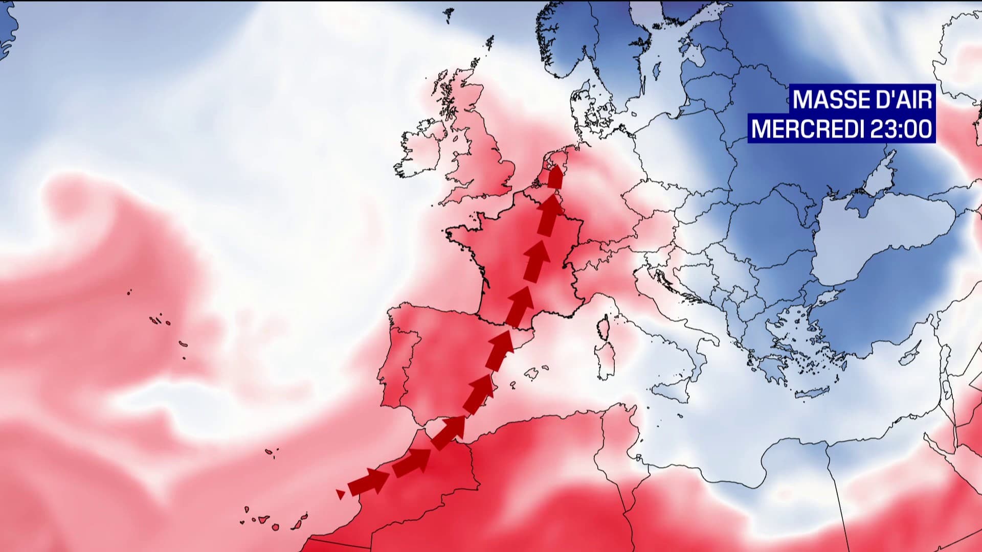 L'arrivée de vents chauds sur l'Hexagone est prévue à partir du mardi 28 mars à la mi-journée.