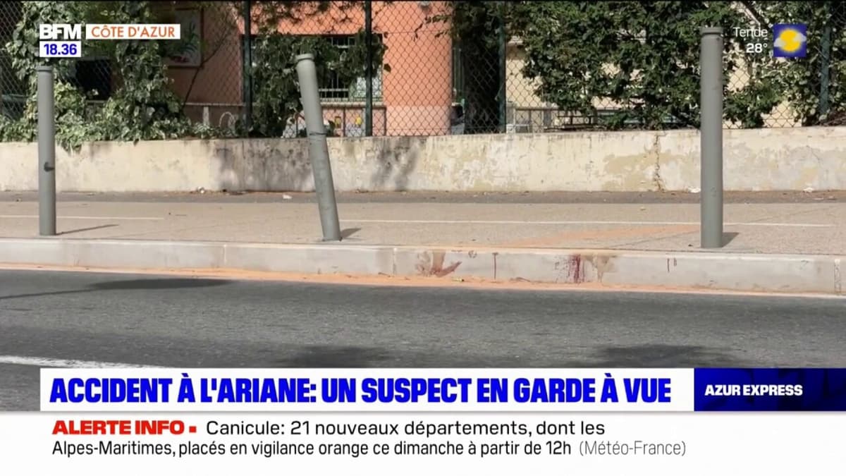 Accident dans le quartier de l'Ariane à Nice: le conducteur de la ...