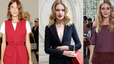 Alexa Chung, Natalia Vodianova, Olivia Palermo, Alma et Laetitia Casta lors de la Fashion Week