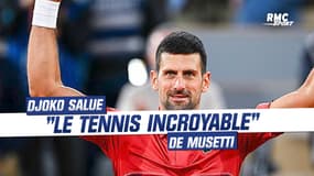 Roland-Garros : "Parfois je ne savais pas quoi faire...", Djoko salue le "tennis incroyable" de Musetti