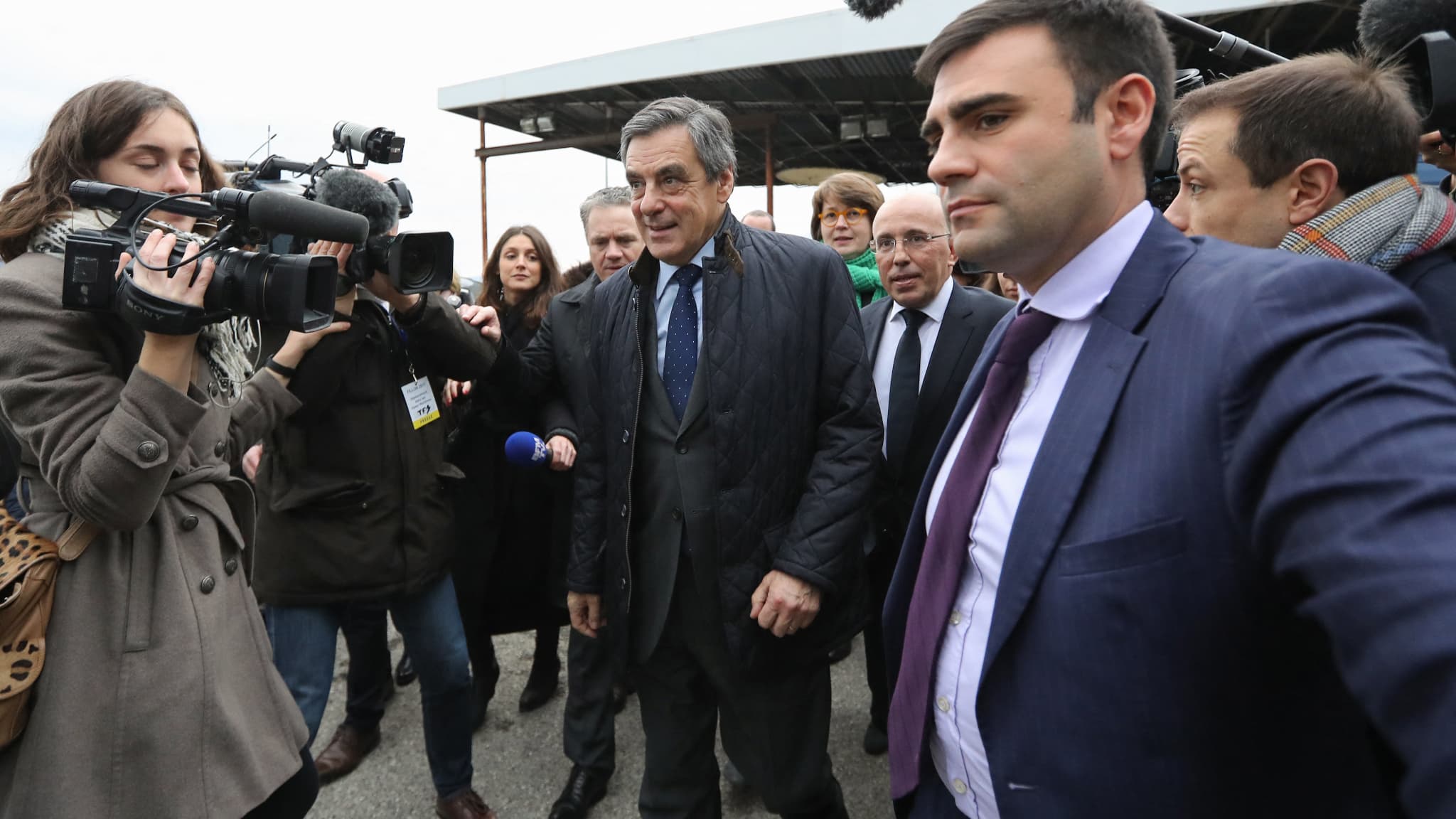 François Fillon et Eric Chomaudon le 11 janvier 2017