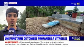 Vitrolles: une vingtaine de tombes profanées dans un cimetière