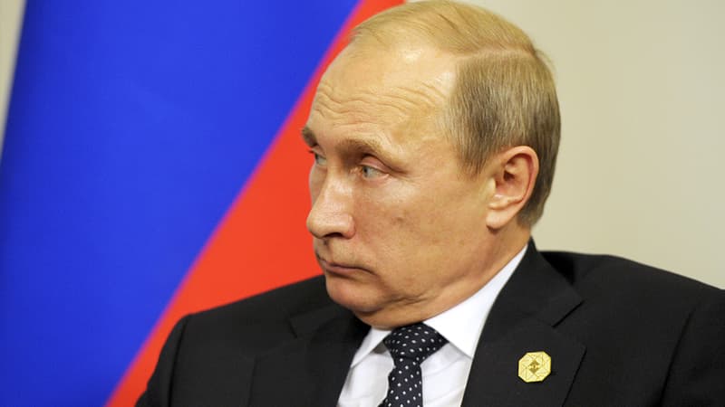 Vladimir POutine, au sommet du G20, le 15 novembre 2014