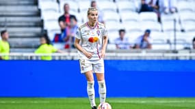Ada Hegerberg lors du match OL-Reims (7-1, 22e journée de D1), le 27 mai 2023