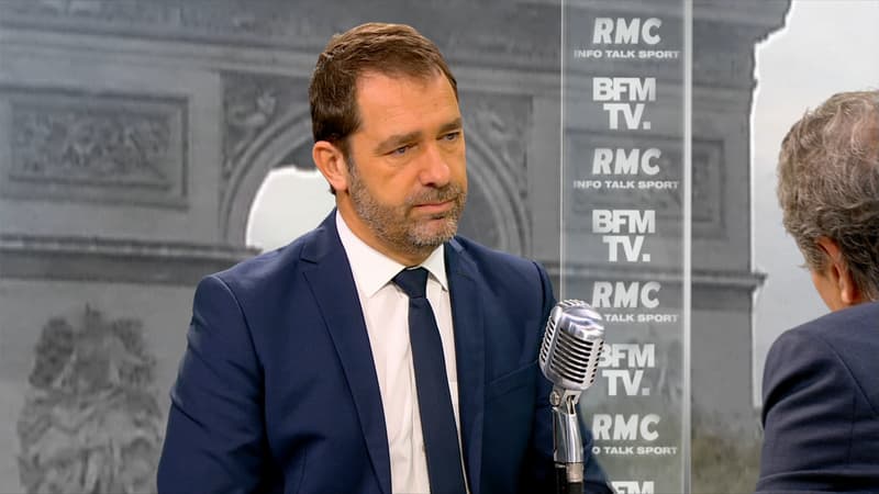 Christophe Castaner lundi matin sur BFMTV et RMC.