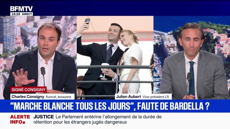 SIGNÉ CONSIGNY - "Marche blanche tous les jours", faute de Bardella ? - 16/06