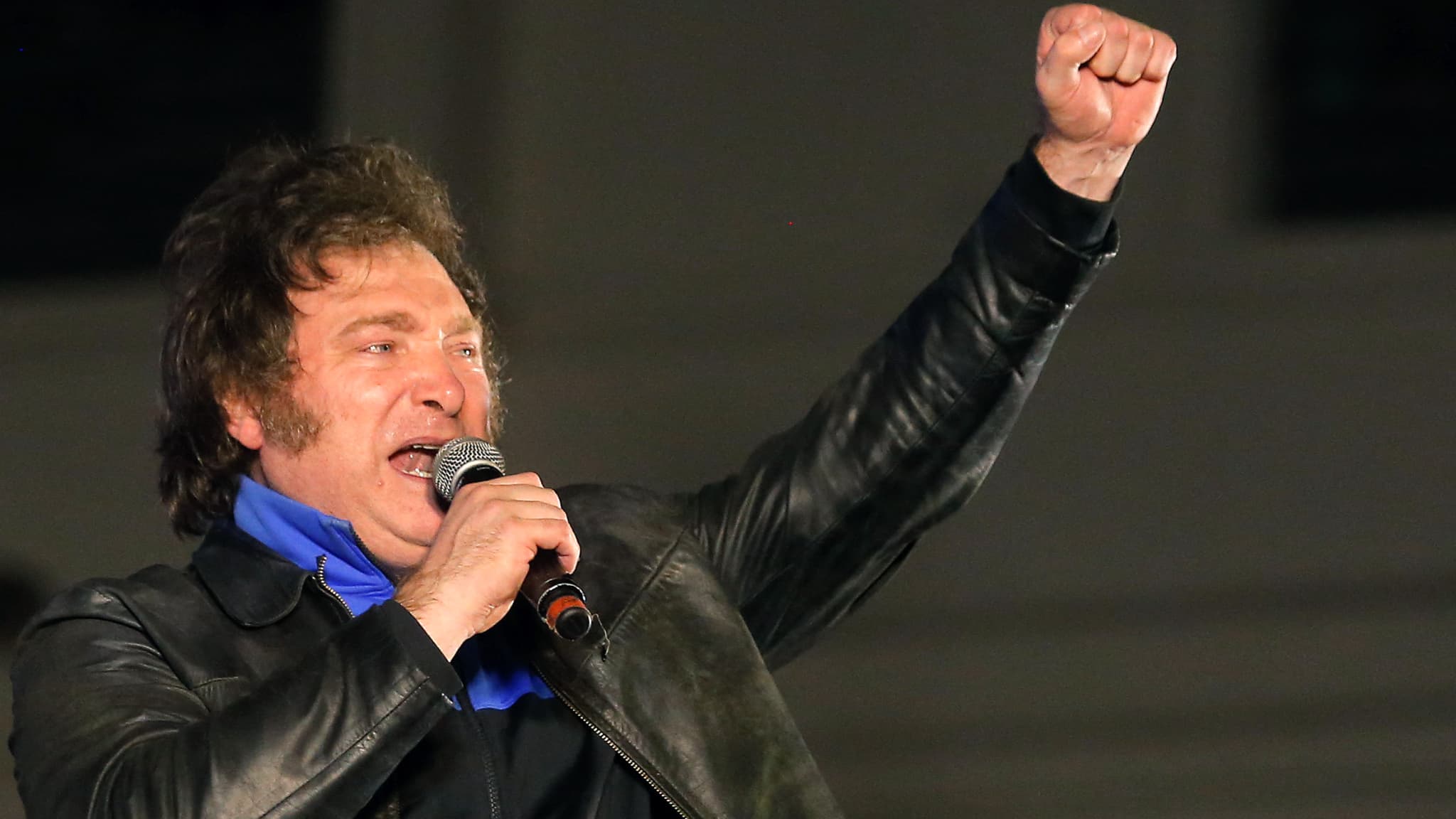 Le nouveau président de l'Argentine Javier Milei Le nouveau président de l'Argentine Javier Milei