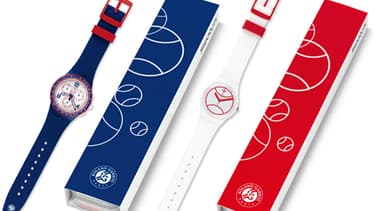 Le modèle Roland-Garros édité par la marque Swatch à l'occasion des internationaux français de tennis en 2015