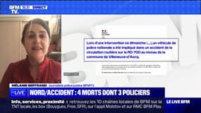 Nord: un grave accident de la route a fait quatre morts, dont trois policiers ce dimanche matin