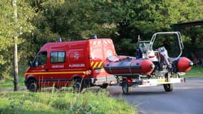 Un véhicule des sapeurs-pompiers à Beynac, en Corrèze, le 26 octobre 2022 (illustration)