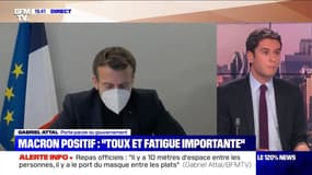 Emmanuel Macron testé positif: Gabriel Attal fait le point sur BFMTV - 17/12