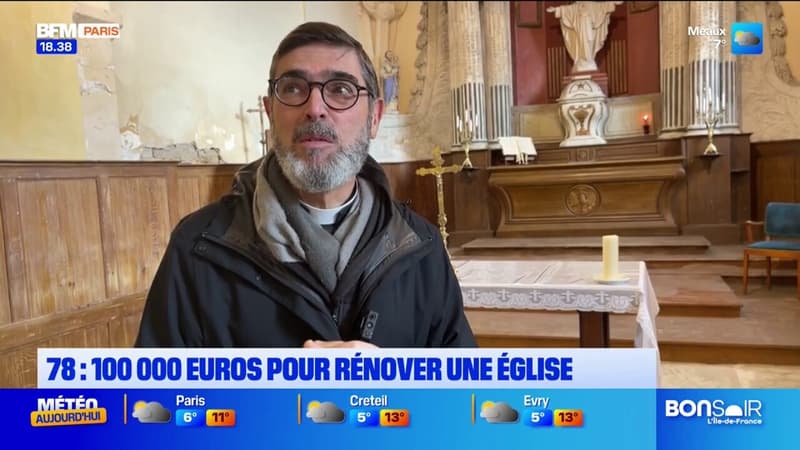 Yvelines: 100.000 euros pour rénover l'église de Jumeauville