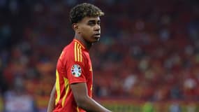 Lamine Yamal avec l'Espagne à l'Euro le 20 juin 2024