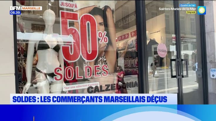 Soldes : les commerçants marseillais déçus 