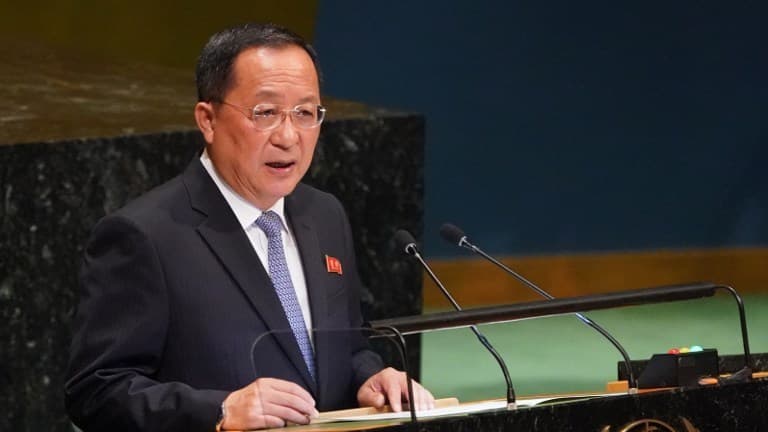 Ri Yong Ho, le chef de la diplomatie nord-coréenne.