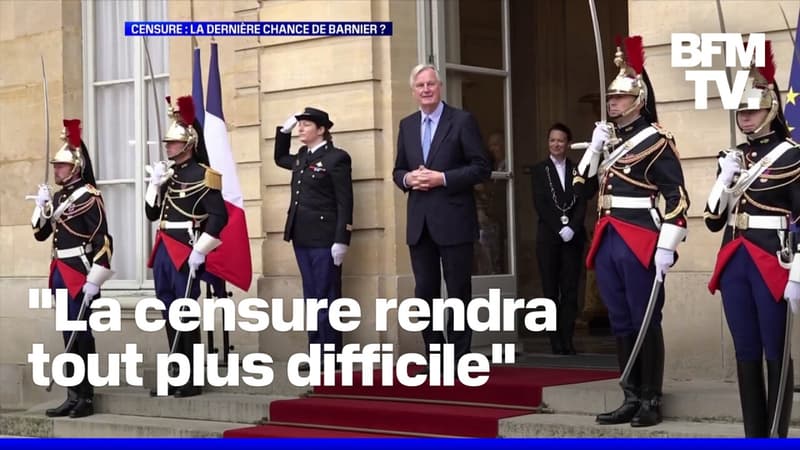 Censure: la dernière chance de Michel Barnier?