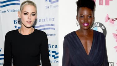 Kristen Stewart (à droite) et Lupita Nyong’o (à gauche) pourraient rejoindre le casting du reboot de "Charlie's Angels"