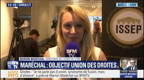 Marion Maréchal ne souhaite pas se remettre "dans le giron d'un mouvement politique"